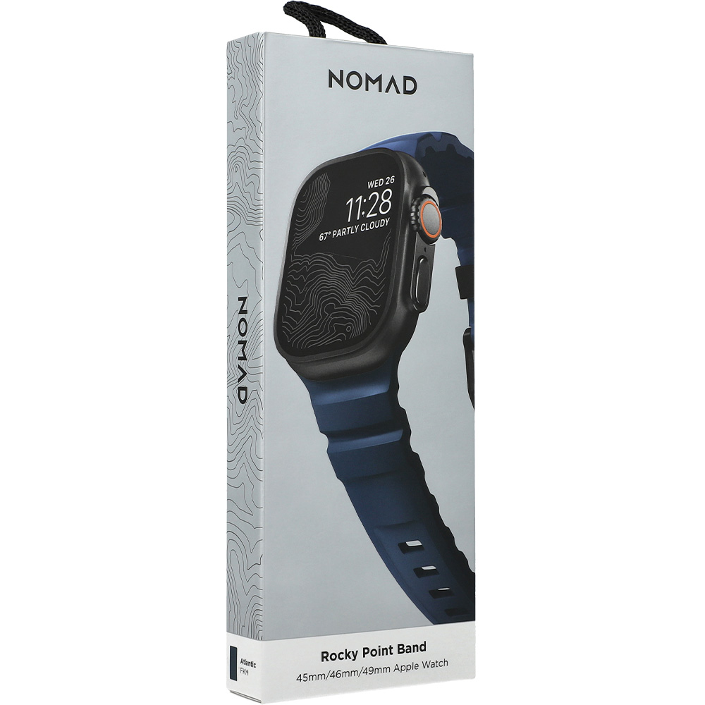 Pasek Nomad Rocky Point Band do Apple Watch 49/46/45/44 mm, granatowy
